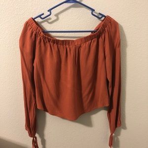 Kendall & Kylie Off the Shoulder Crop